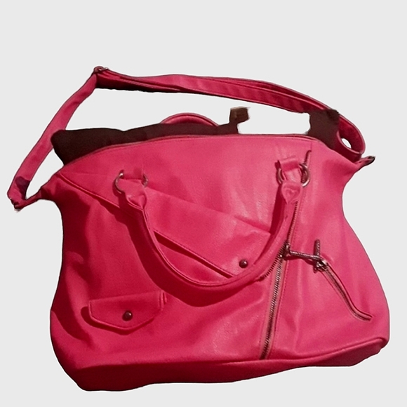Rampage Bags Rampage Magenta Pink Shoulder Handbag Medium Size